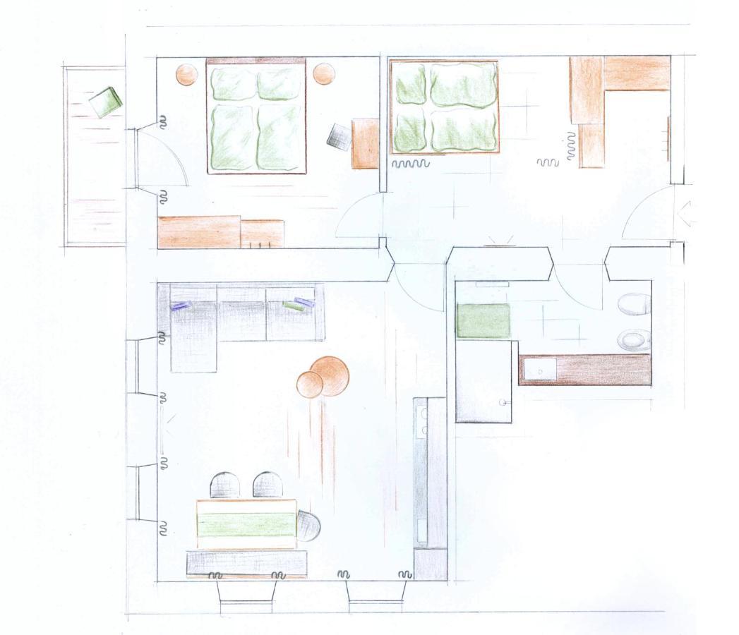Puenlandhof Apartman Brunico Kültér fotó